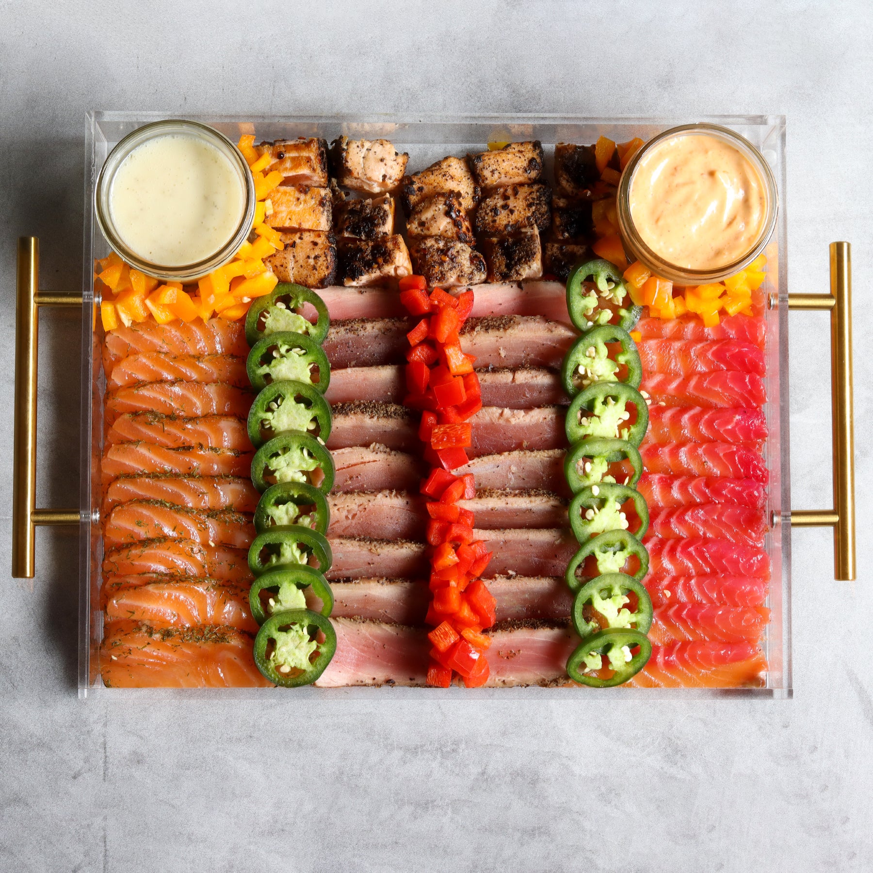 Cured Fish Packet Elegant Small Cured fish Platter - Call to order – Festive Platters