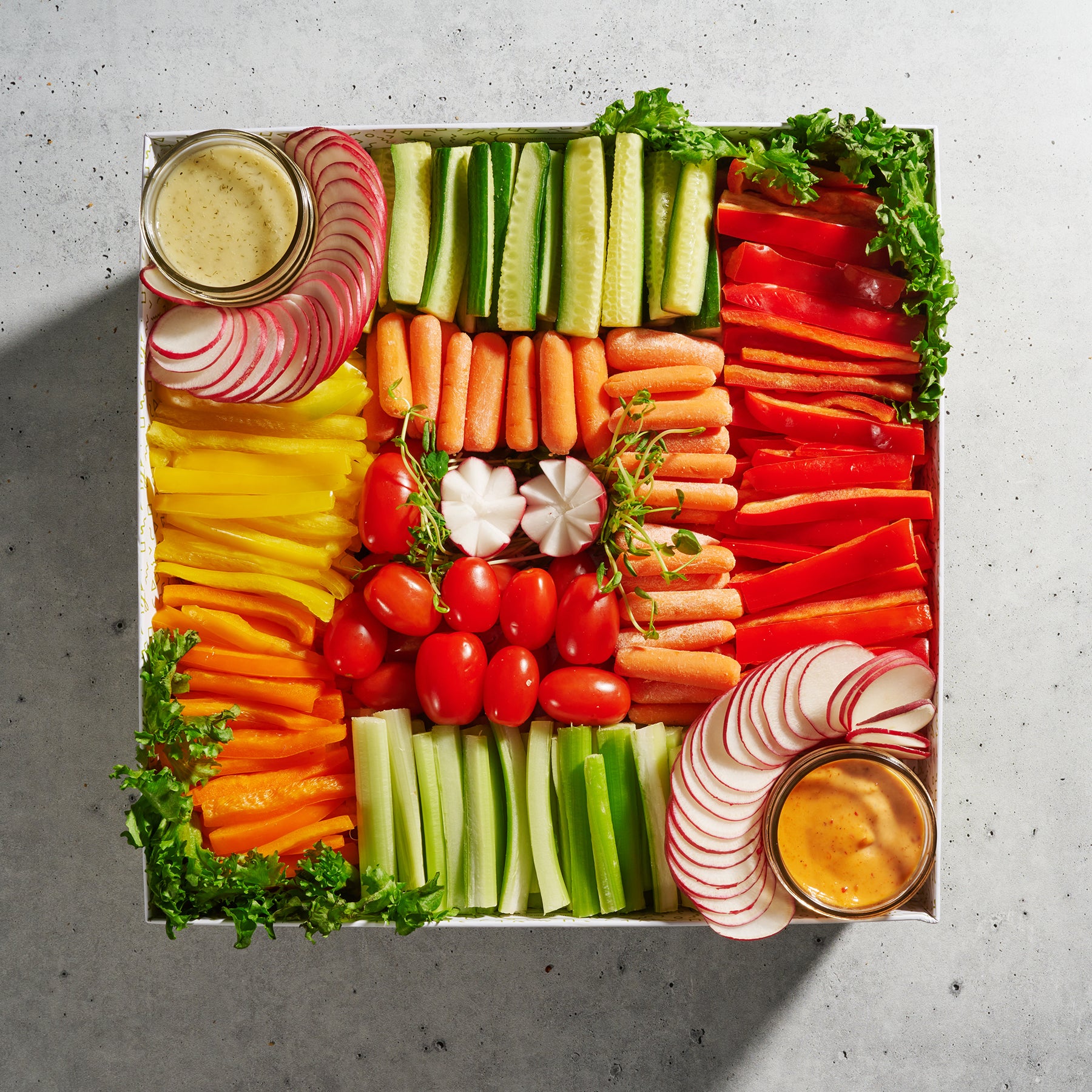 Garden Dipping Platter