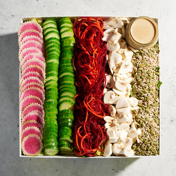 Spiralized Garden Salad