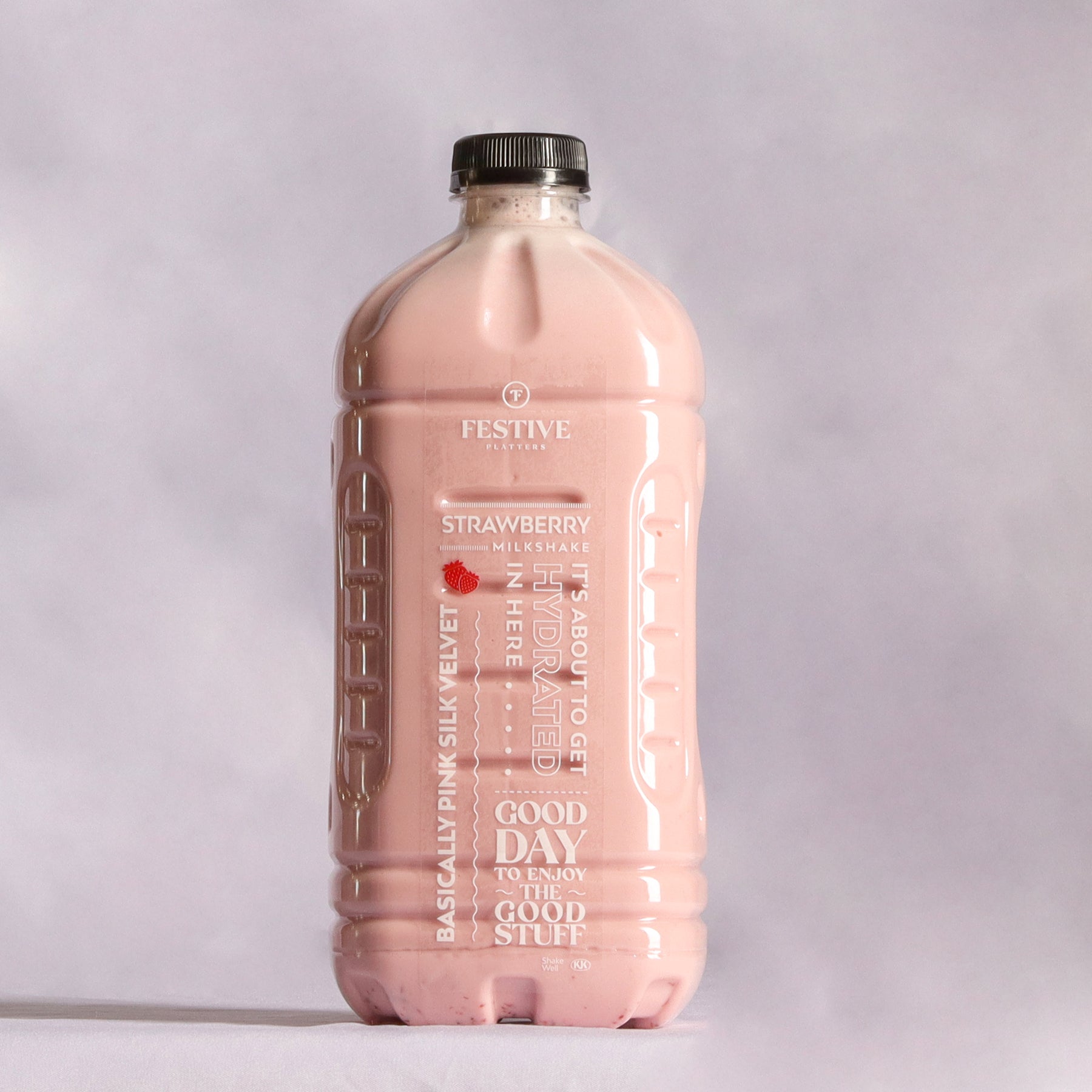 64oz Strawberry Milkshake Dairy