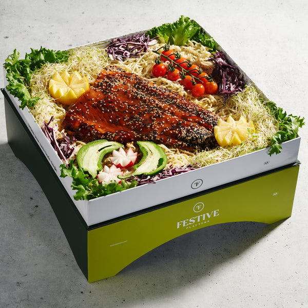 Salmon Pasta Platter